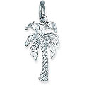 Sterling Silver Palm Tree Charm