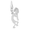 Sterling Silver American Indian Flute Player Charm