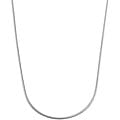10-karat White-gold 18-inch Snake Chain Necklace with Spring Clasp
