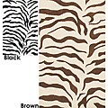 Handmade Alexa Zebra Animal Pattern Wool Rug (5' x 8')