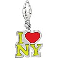 Sterling Silver 'I Love NY' Charm