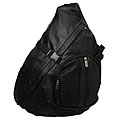 Amerileather Black Leather Body Sling Bag