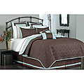 Allegra 16-piece Chocolate Coverlet Set