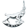 Sterling Silver Aries Astrology Charm