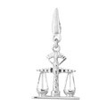 Sterling Silver Lawyer Justice Charm