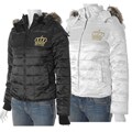 Jes Juniors Embellished Hood Bubble Jacket