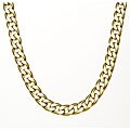 Simon Frank 14k Gold Overlay 36-inch Cuban Necklace