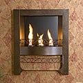Bronze Wall-mounted Fireplace