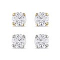 Miadora 14k Gold 1/4ct TDW Diamond Stud Earrings (J-K, I2-I3)