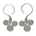 Silver 'Three Eyes' Earrings (Thailand)