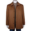 Mantoni Men's Single-breasted Wool/ Cashmere Peacoat