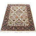 Indo Mahal Ivory/ Black Rug (8' x 10')