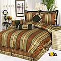 Kelly Stripe 4-piece Comforter Set