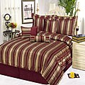Ruby Stripe 4-piece Comforter Set