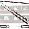 Steel Titan Twin-blade Baton Sword