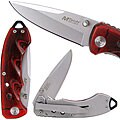 Pakkawood Tactical Folding Knife with Belt Clip