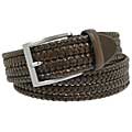 Joseph Abboud Men's Woven Leather Belt
