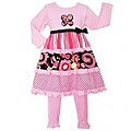 AnnLoren 2-piece Floral Garden Dress Set