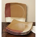 Sango Gold Dust Sienna Square Salad Plates (Set of 4)