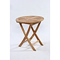 Round Teak Side Table