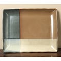 Free useful guidepost for rectangular plates cl plastic Sango Gold Dust Green 12.5-inch Rectangular Platter