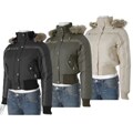 Cappuccino Brand Junior's Faux Fur Puff Jacket