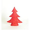 Decorative 16-inch Red Sisal Tree