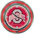 Licensed 14-inch NCAA Double Ring Neon Clock