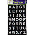 Iron-on Silver Block Sequin Letters