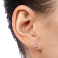 14k Gold 1/4ct TDW Princess-cut Value Diamond Stud Earrings (J-K, I2-I3)