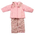 Oshkosh Infant Girl's Pink Snowsuit