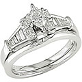 14k Gold 3/4ct TDW Diamond Bridal Rings Set (G-H, SI2)