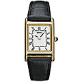 Seiko Women's Goldtone Black Strap Watch