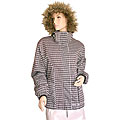 Pulse Women's Houndstooth Black Snowboard Jacket