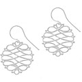 Sterling Silver Figure-8 Earrings