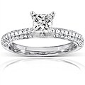 14k Gold 1ct TDW Princess-cut Diamond Engagement Ring (H-I, I1-I2)