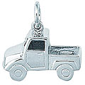 Differentiate Cream Truck Decal products Sterling Silver 'Pick-up Truck' Charm