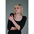 Milana Women's Rushed Scoopneck Top