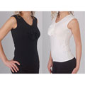 Milana by Yogacara Women's Ruffle Sleeveless Top