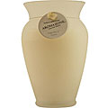 Magnolia and Cassis Candle in Frosted Glass Vase