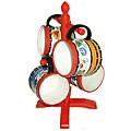 Viva Collection Hand-painted 4-piece Mug Set