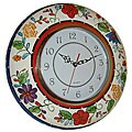 Viva Collection Hand Painted Decorative Clock