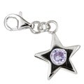 Sterling Essentials Sterling Silver Cubic Zirconia Star Charm