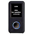 Black Silicone Skin Case for SanDisk Sansa E200