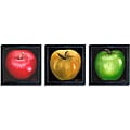 Nelly Arenas 'Apples' Framed Canvas Art 3-piece Set