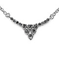 Sterling Silver Genuine Sapphire Necklace