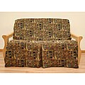 Full-size Bombay Skirted Futon Slipcover 