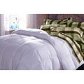 Dobby Stripe 284 Thread Count All-season Down Blend Comforter