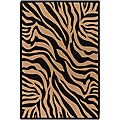 Flat-weave Zebra Print Flora Rug (9' x 13')