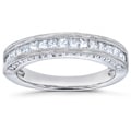 14k Gold 1/2ct TDW Princess Diamond Band (H-I, I1-I2)